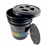 Shine Systems Bucket Set - ведро для мойки автомобиля c крышкой и сепаратором, 20 л